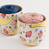 fruit salad ceramic yarn bowl - book - Image 4