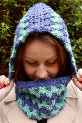 leo hooded cowl crochet kit - pattern - Image 4
