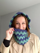 leo hooded cowl crochet kit - pattern - Image 9