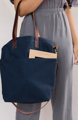canvas crossbody project tote - book - Image 20