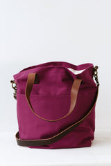 canvas crossbody project tote - book - Image 18
