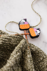 knitting kitty needle stoppers - book - Image 1