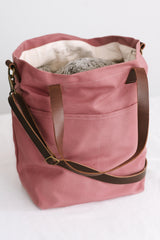 canvas crossbody project tote - book - Image 19
