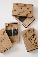 Magnetic Wooden Needle Case - book - Image 1