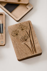 Magnetic Wooden Needle Case - book - Image 3