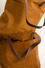 waxed canvas crossbody tote - book - Image 9