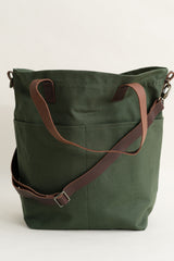 canvas crossbody project tote - book - Image 7