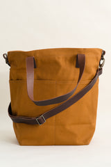 canvas crossbody project tote - book - Image 6