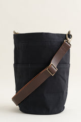 waxed canvas bucket bag - book - Image 10