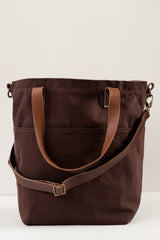 canvas crossbody project tote - book - Image 4