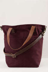 canvas crossbody project tote - book - Image 1