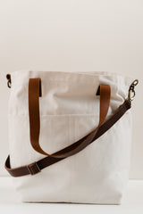 canvas crossbody project tote - book - Image 5
