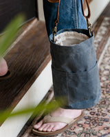 waxed canvas bucket bag - book - Image 11