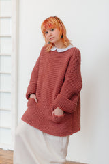 rectangle #4 / pullover with pockets - pattern - Image 1