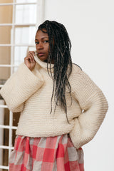 rectangle #9 / cropped pullover - pattern - Image 3