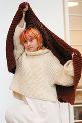 rectangle #9 / cropped pullover - pattern - Image 5