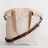 canvas crossbody project tote - book - Image 8