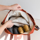canvas crossbody project tote - book - Image 13
